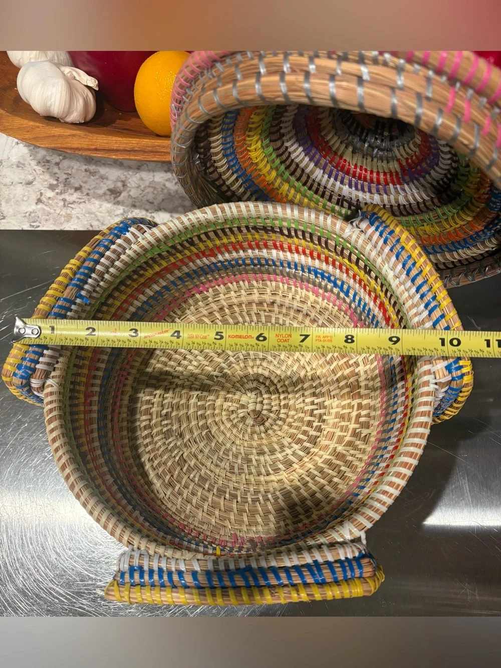 Afua Woven Storage Basket with Lid